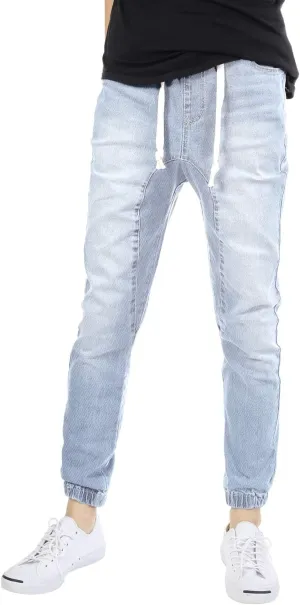 Allsense Men's Slim-Fit Twill Drop-Crotch Jogger Pants