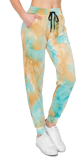ALWAYS Women's Ribbed Jogger Pants - Rib Knit Active Lounge Sweatpants