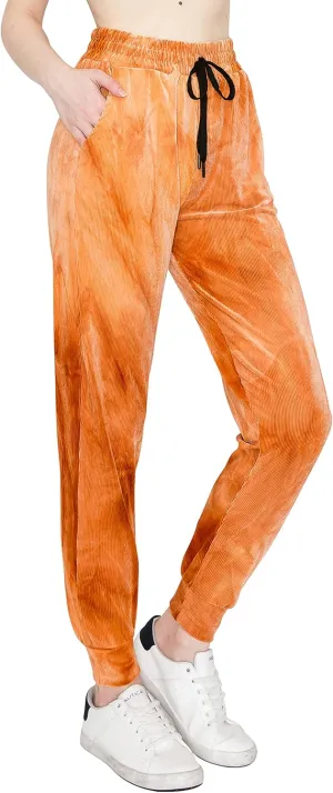 ALWAYS Women's Ribbed Jogger Pants - Rib Knit Active Lounge Sweatpants