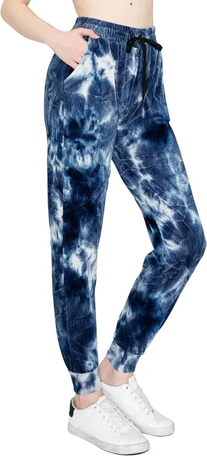 ALWAYS Women's Ribbed Jogger Pants - Rib Knit Active Lounge Sweatpants