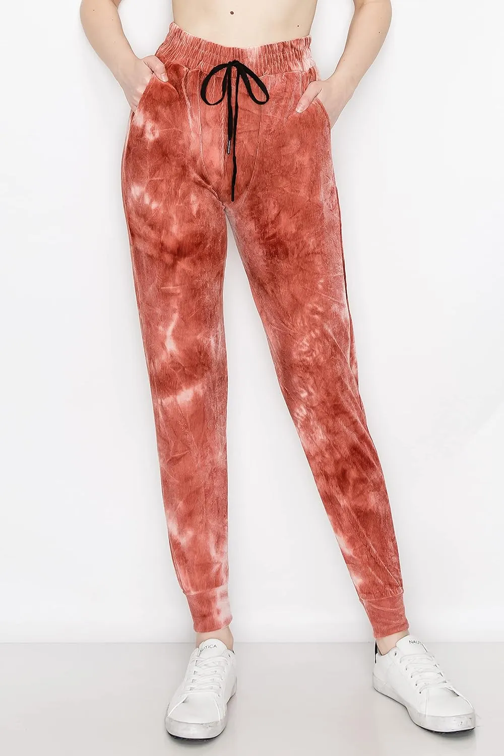 ALWAYS Women's Ribbed Jogger Pants - Rib Knit Active Lounge Sweatpants