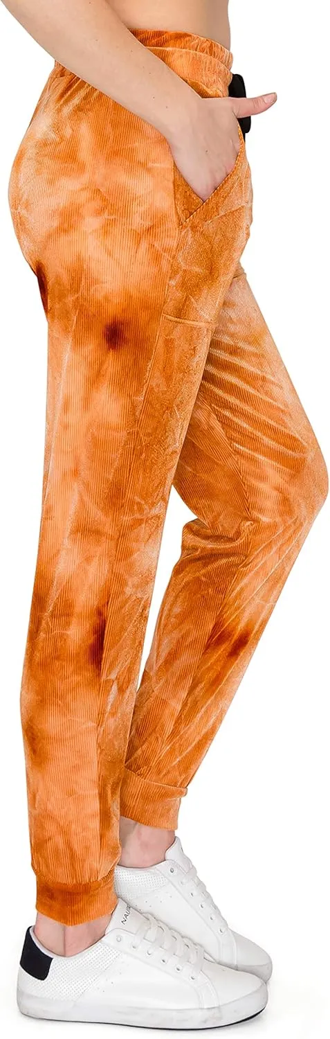 ALWAYS Women's Ribbed Jogger Pants - Rib Knit Active Lounge Sweatpants