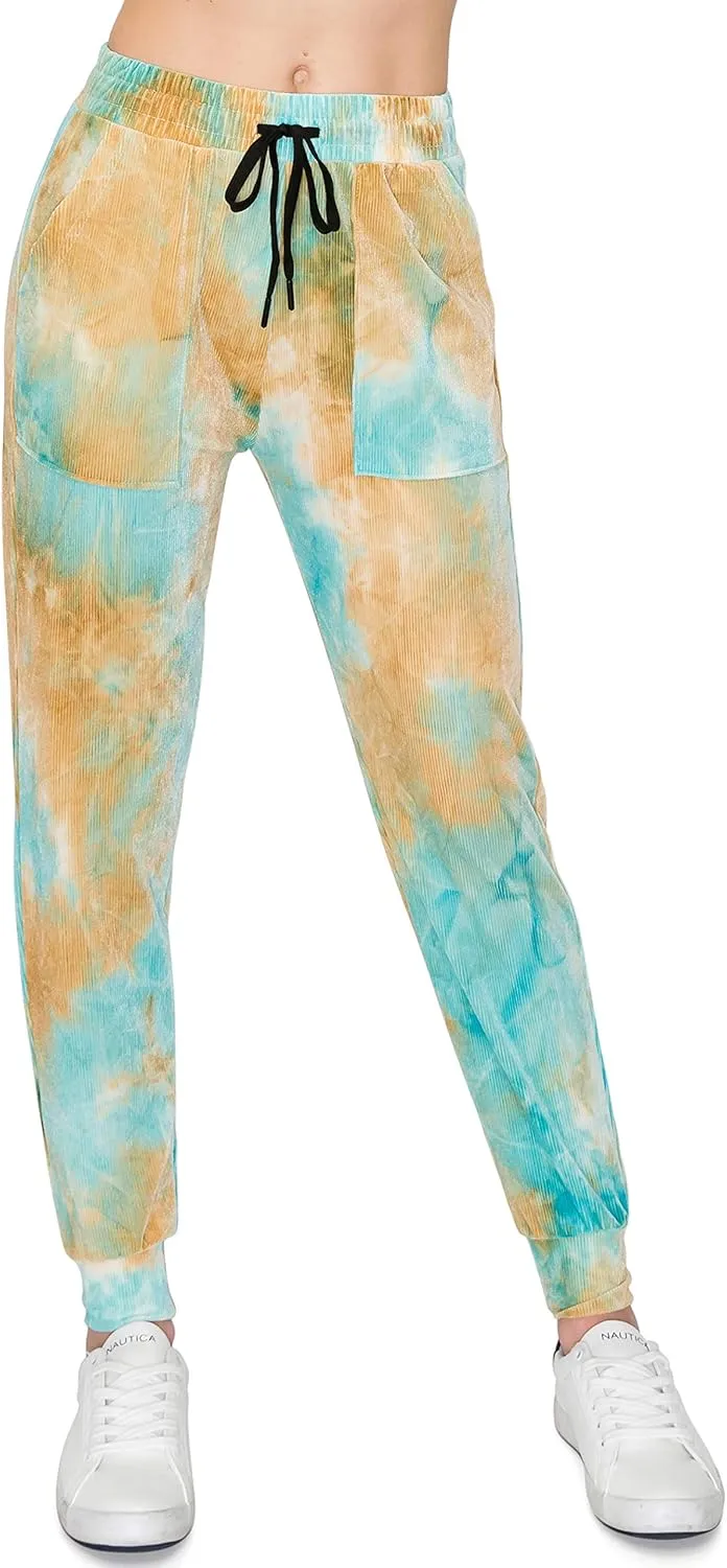ALWAYS Women's Ribbed Jogger Pants - Rib Knit Active Lounge Sweatpants