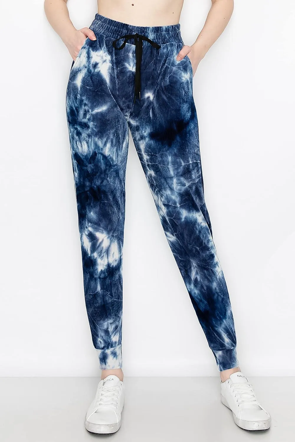 ALWAYS Women's Ribbed Jogger Pants - Rib Knit Active Lounge Sweatpants