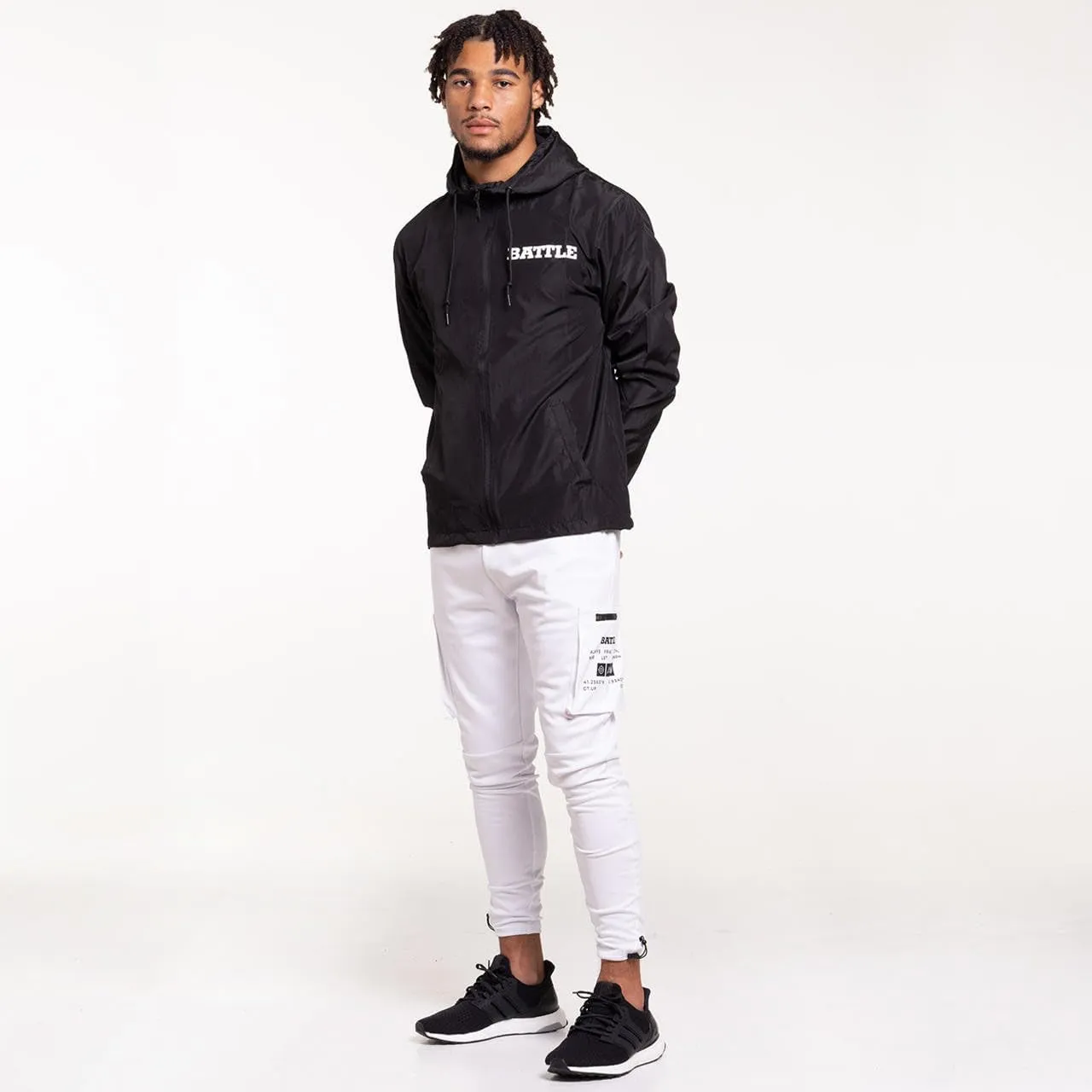 Battle Sports Mens Cargo Pants Casual Joggers Drawstring Sweatpants with 4 Pockets Workout Athletic Track Pants