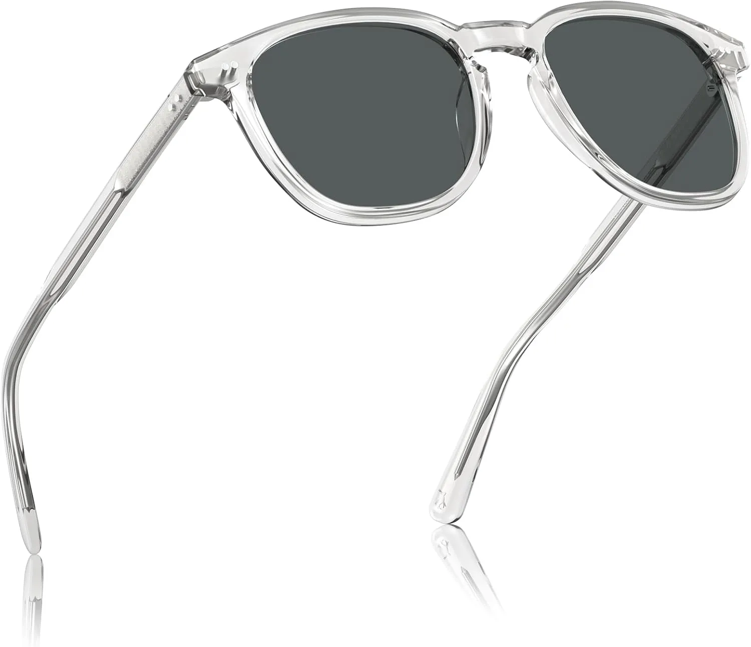 CARFIA Retro Polarized Sunglasses for Women Small and Medium Face UV Protection, Handcrafted Acetate Frame Sunnies CA5285