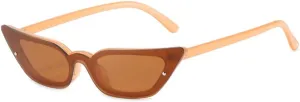 Cat Eye Sunglasses Women One Piece Sun Glasses Female Vintage Punk Eyeglasses UV400