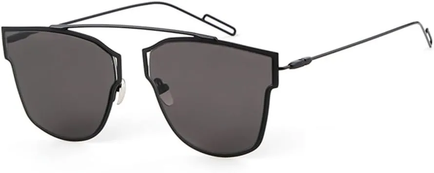 Cat Eye Sunglasses Women Vintage Mirror Lens Sun Glasses Shades