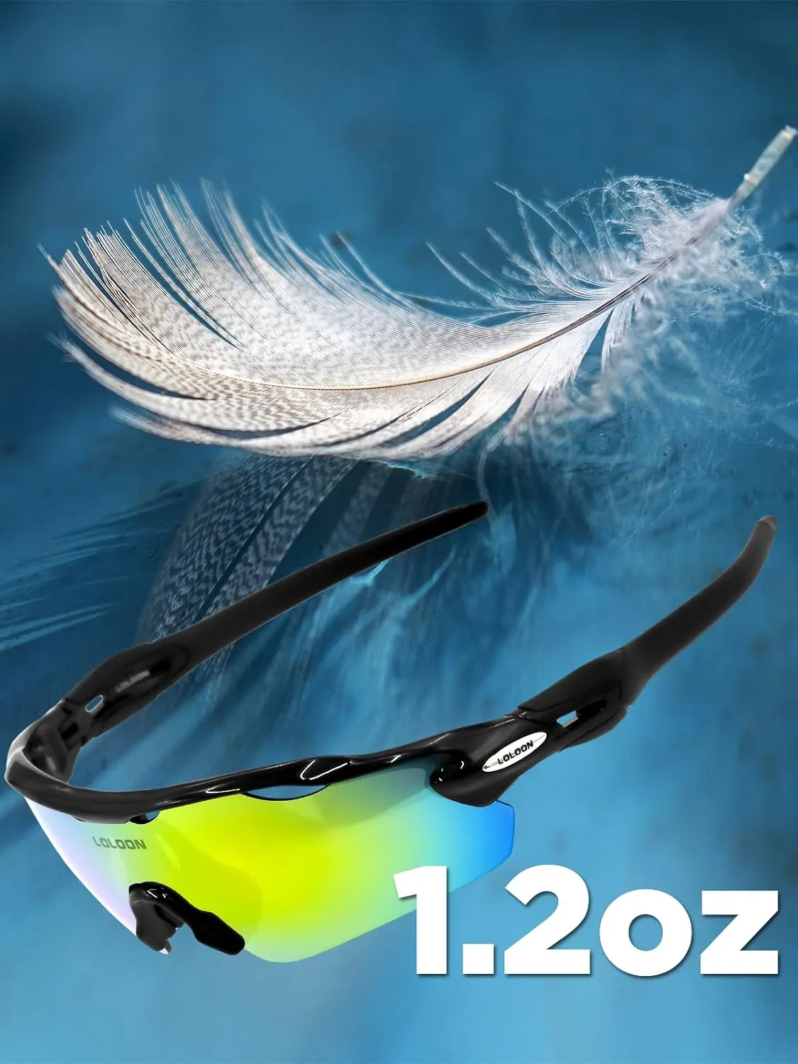 Cycling Glasses for Men Women Youth, UV Protection Sports Sunglasses for Running Climbing Bike Baseball Softball Golf