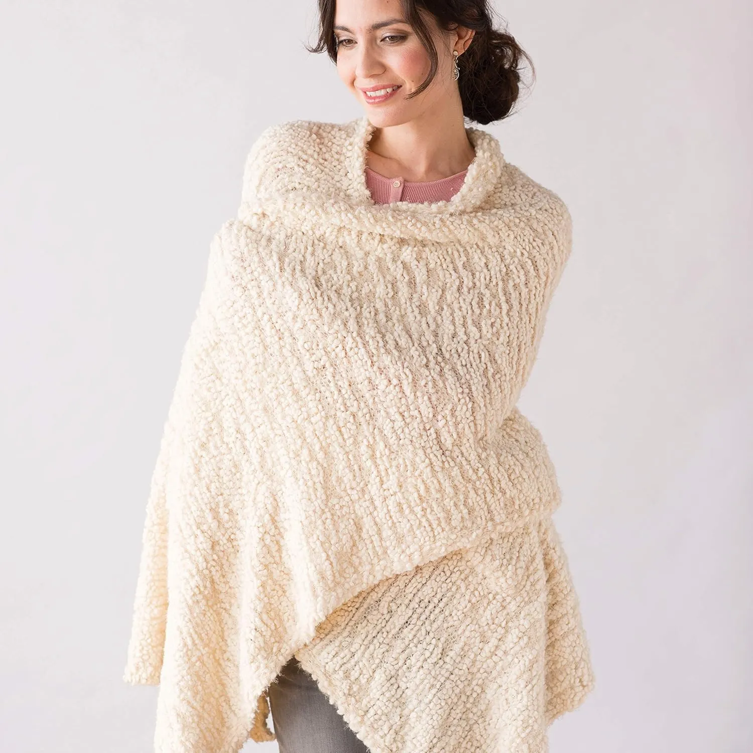 DEMDACO One Size Soft Knit Giving Shawl Wrap
