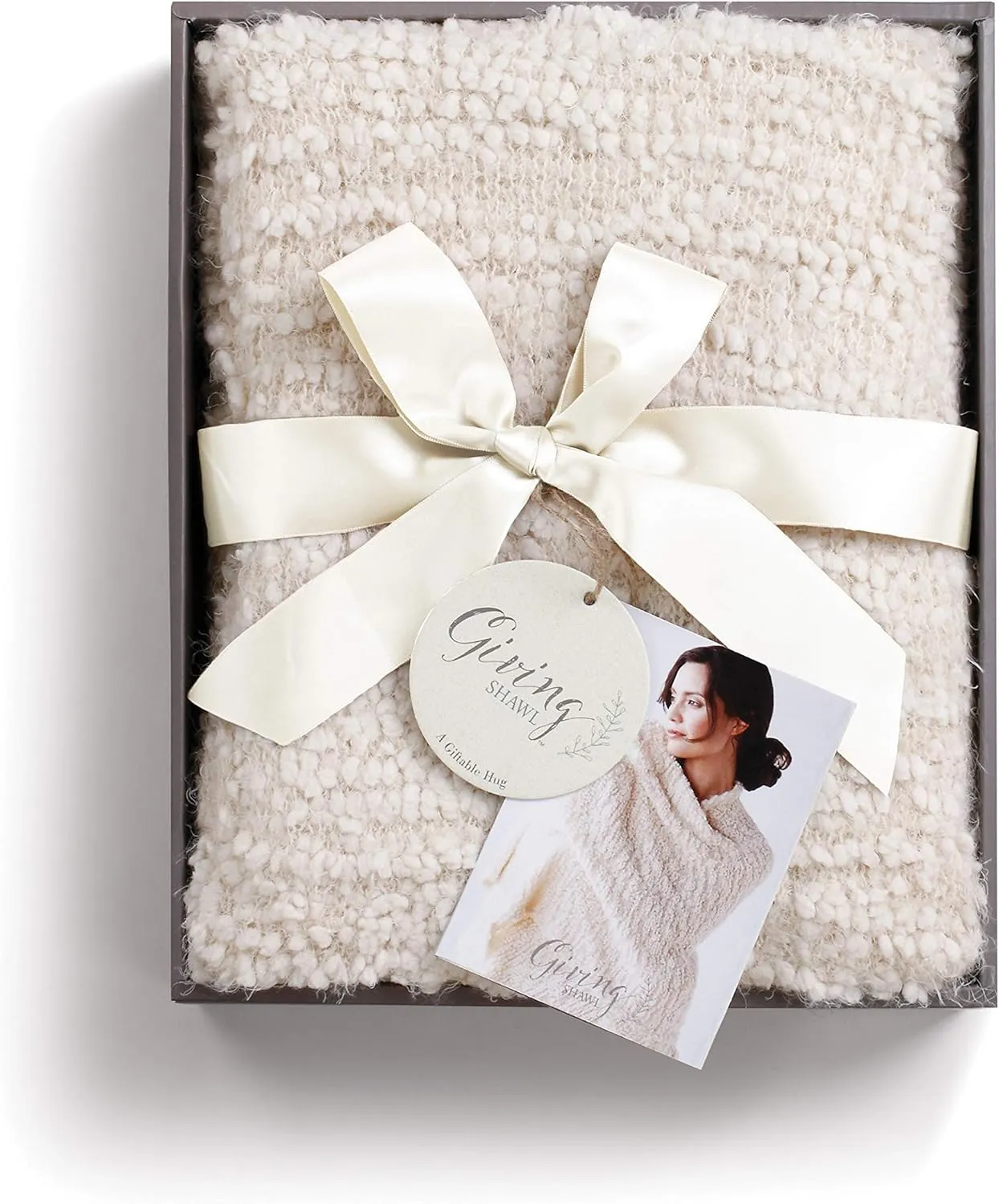 DEMDACO One Size Soft Knit Giving Shawl Wrap
