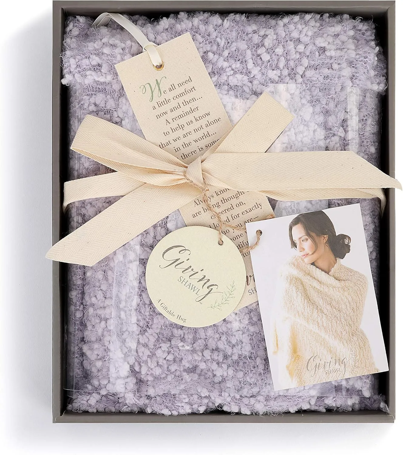 DEMDACO One Size Soft Knit Giving Shawl Wrap