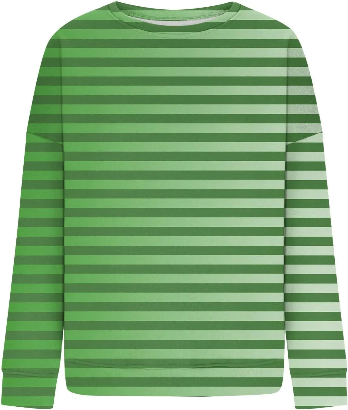 Fall Sweatshirts For Women Crew Neck Striped Pullover Trendy Crop Sweatshirts Winter Long Sleeve Sweaters Plus Size