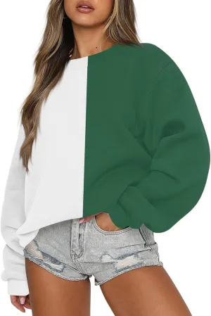 Fall Sweatshirts For Women Fashion 2024 Crewneck Striped Pullover Sweatshirts Trendy Crop Winter Long Sleeve Shirts