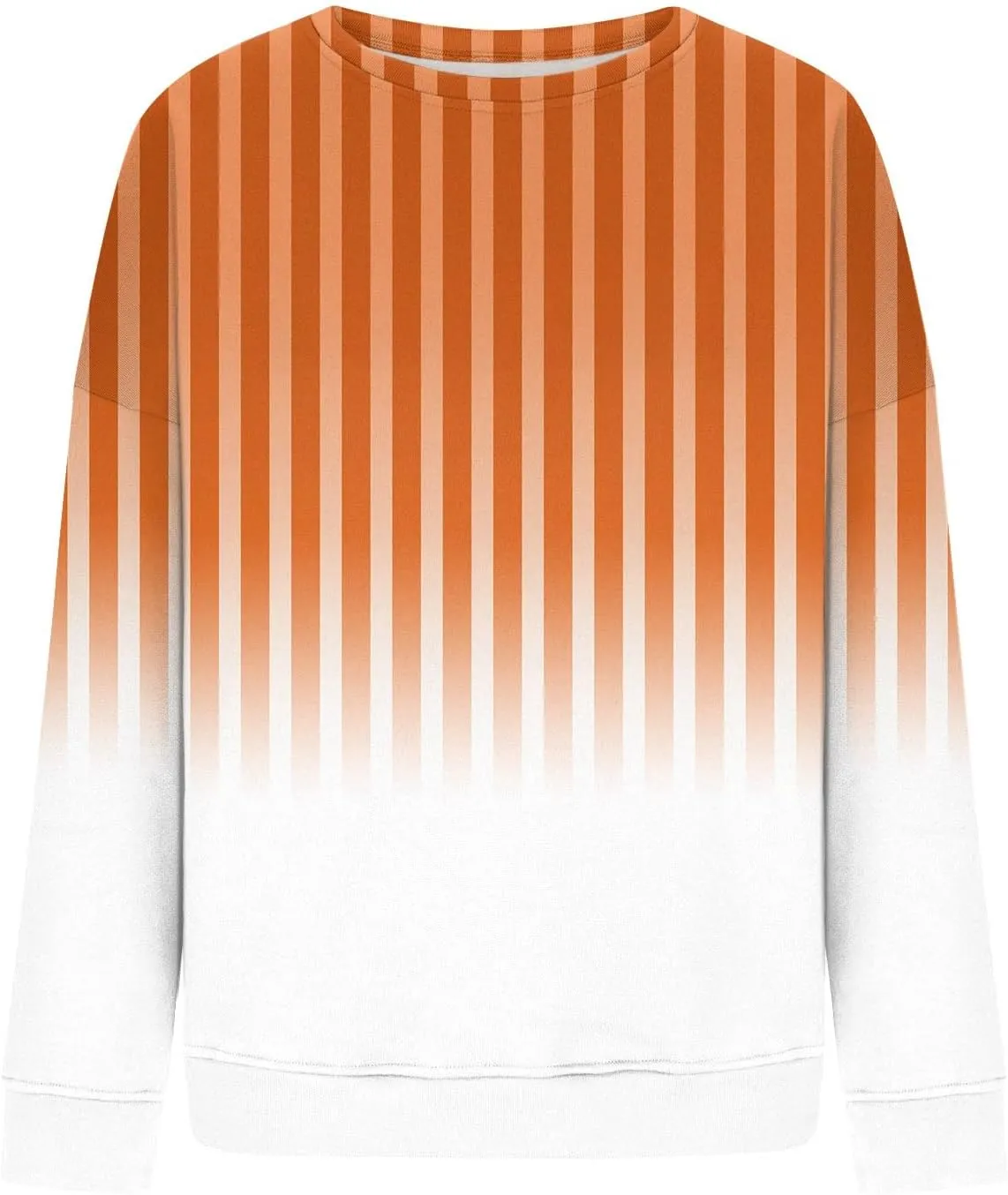 Fall Sweatshirts For Women Graphic Crewneck Striped Pullover 2024 Crop Plus Size Sweatshirts Winter Long Sleeve Tops