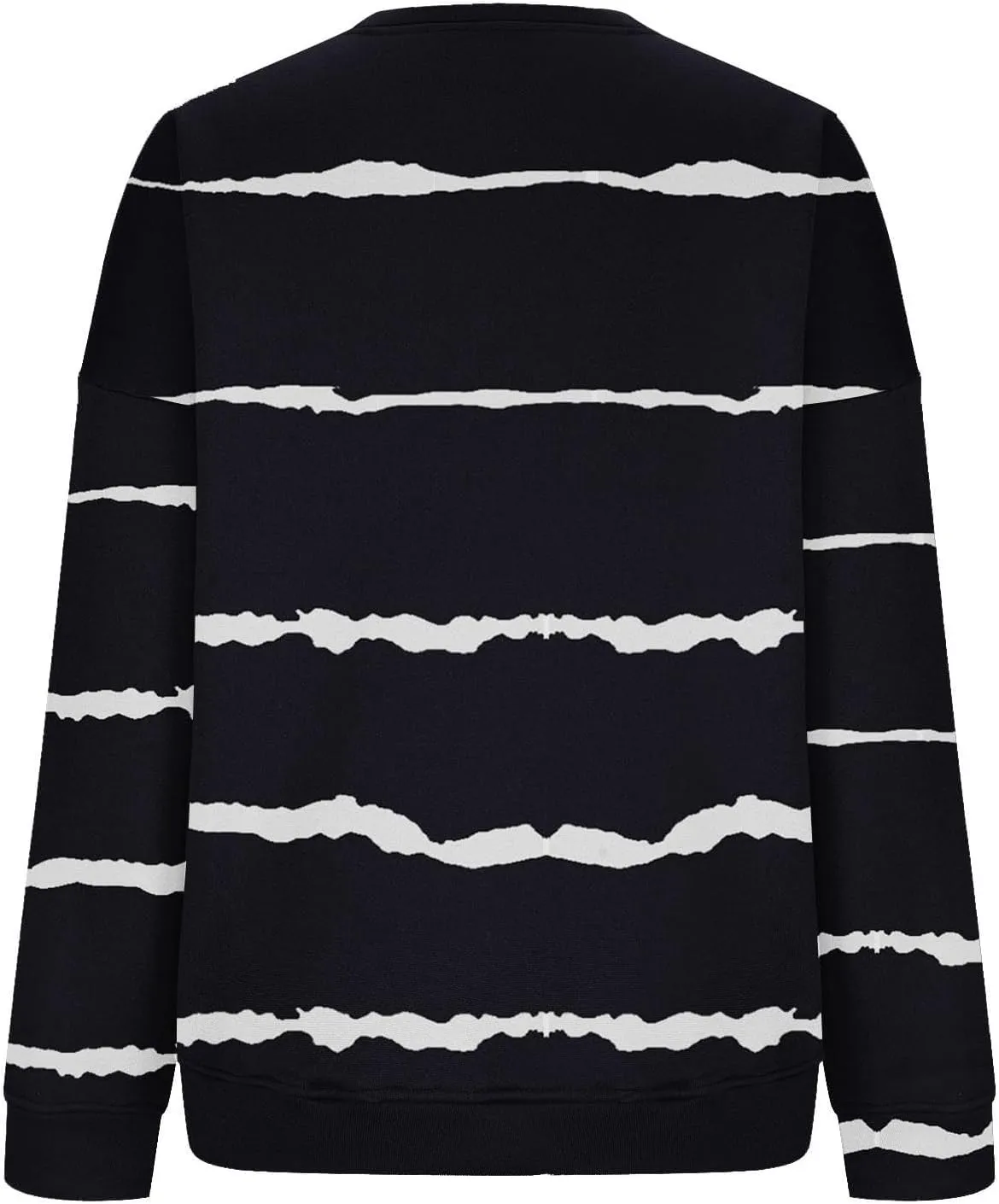 Fall Sweatshirts For Women Graphic Crewneck Striped Pullover 2024 Crop Plus Size Sweatshirts Winter Long Sleeve Tops
