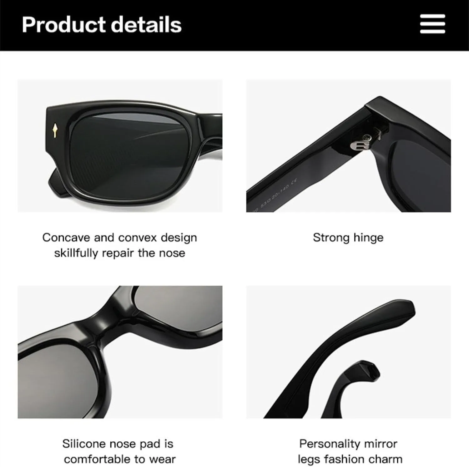 Fashion Colorful Women Sunglasses Retro Gradient Men Trending Uv400