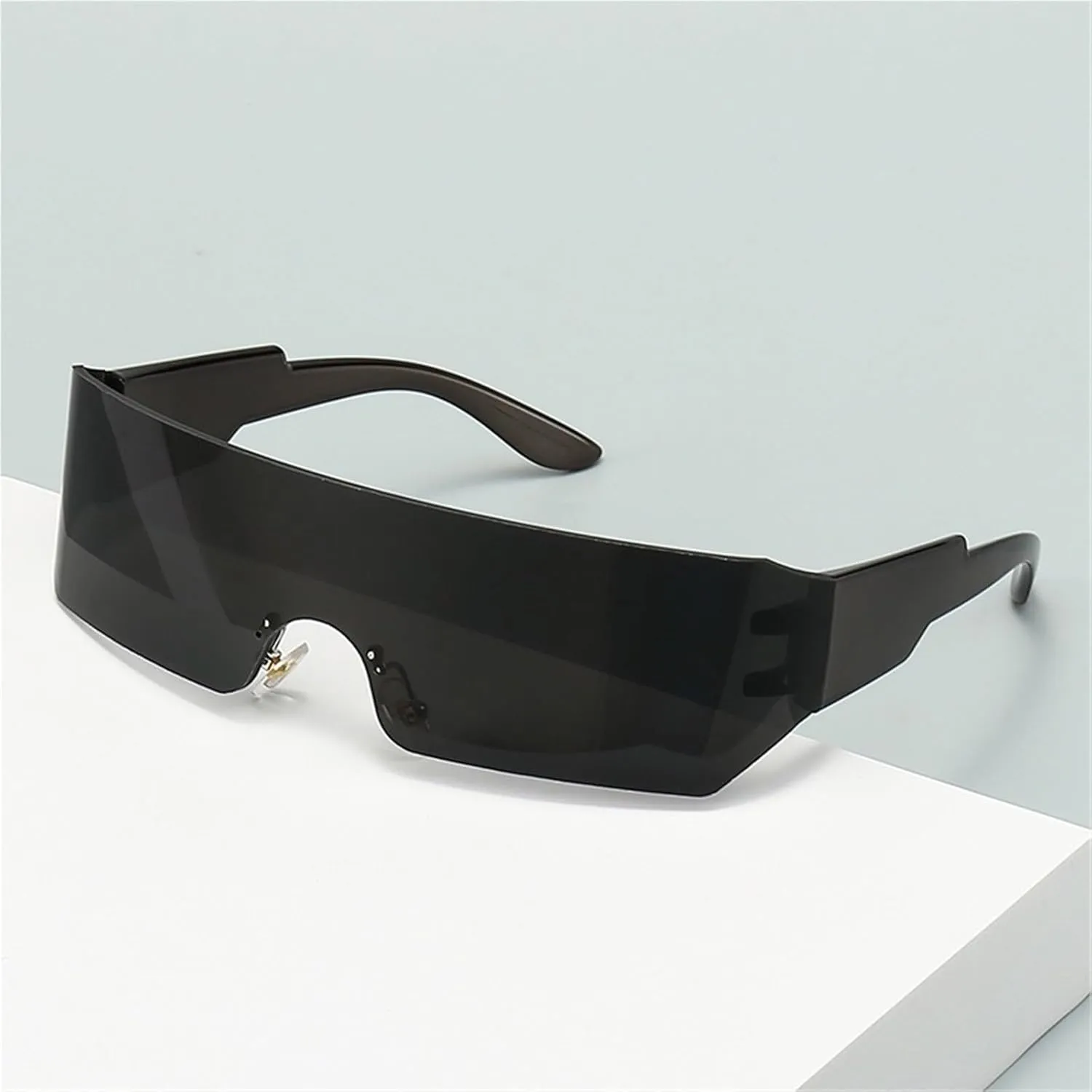 Fashion One Piece UV400 Sunglasses Men And Women Outdoor Sports Vacation Party Sunglasses