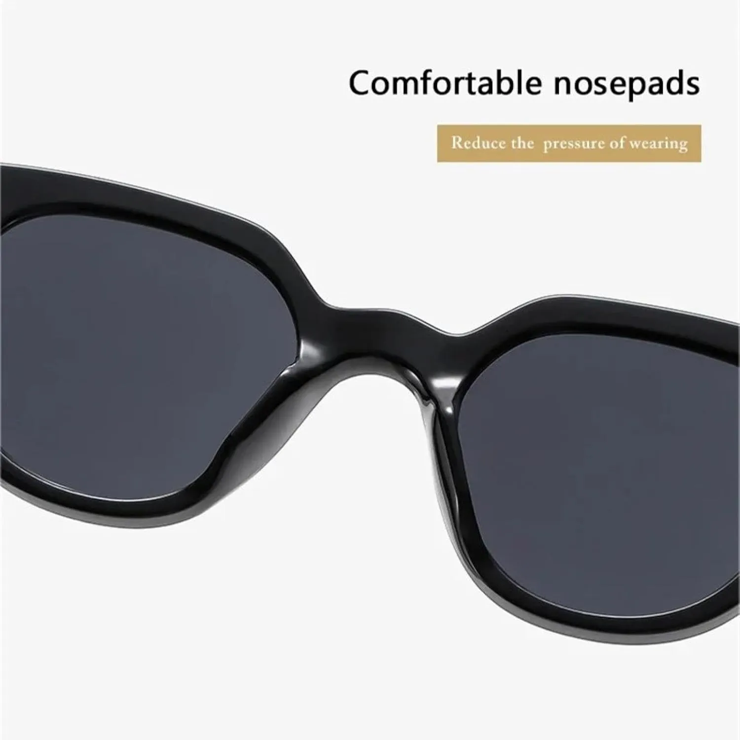 Fashion Oval Women Sunglasses Retro Rivets Men Trending Gradient Uv400