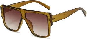 Fashion Oversized Sunglasses Women Retro Gradient Shades Uv400 Mensunglasses