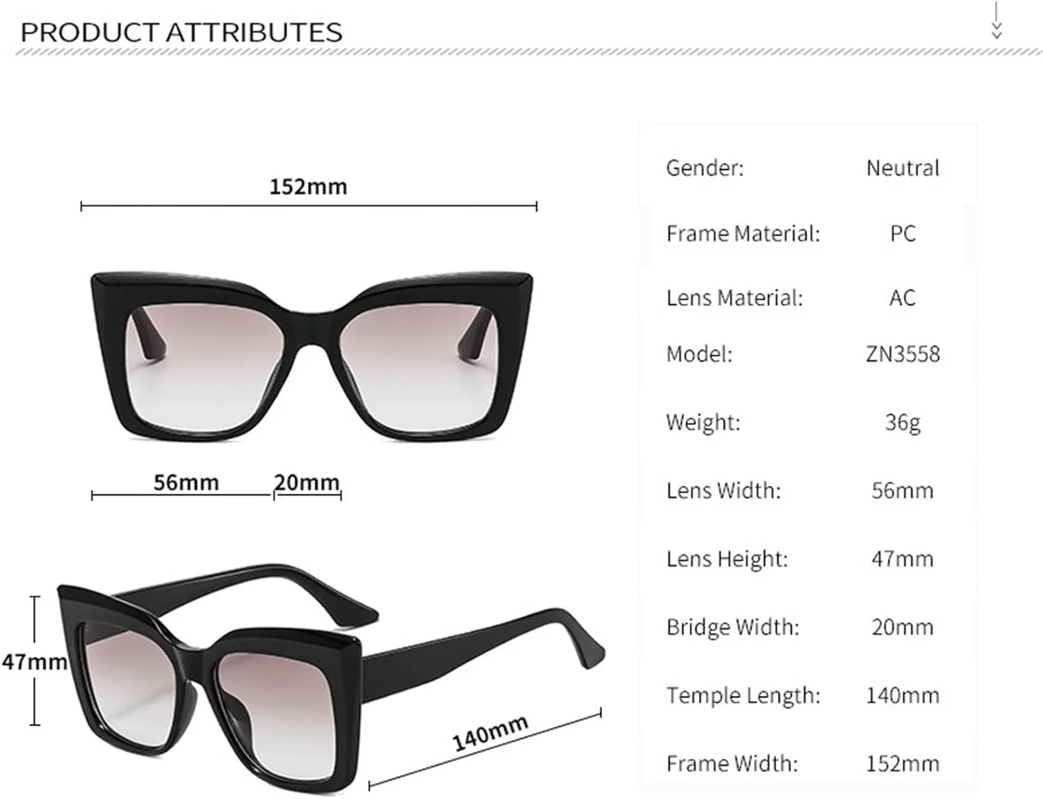 Fashion Polygonal Large Frame Men And Women Outdoor Driving Vacation Polarized Sunglasses