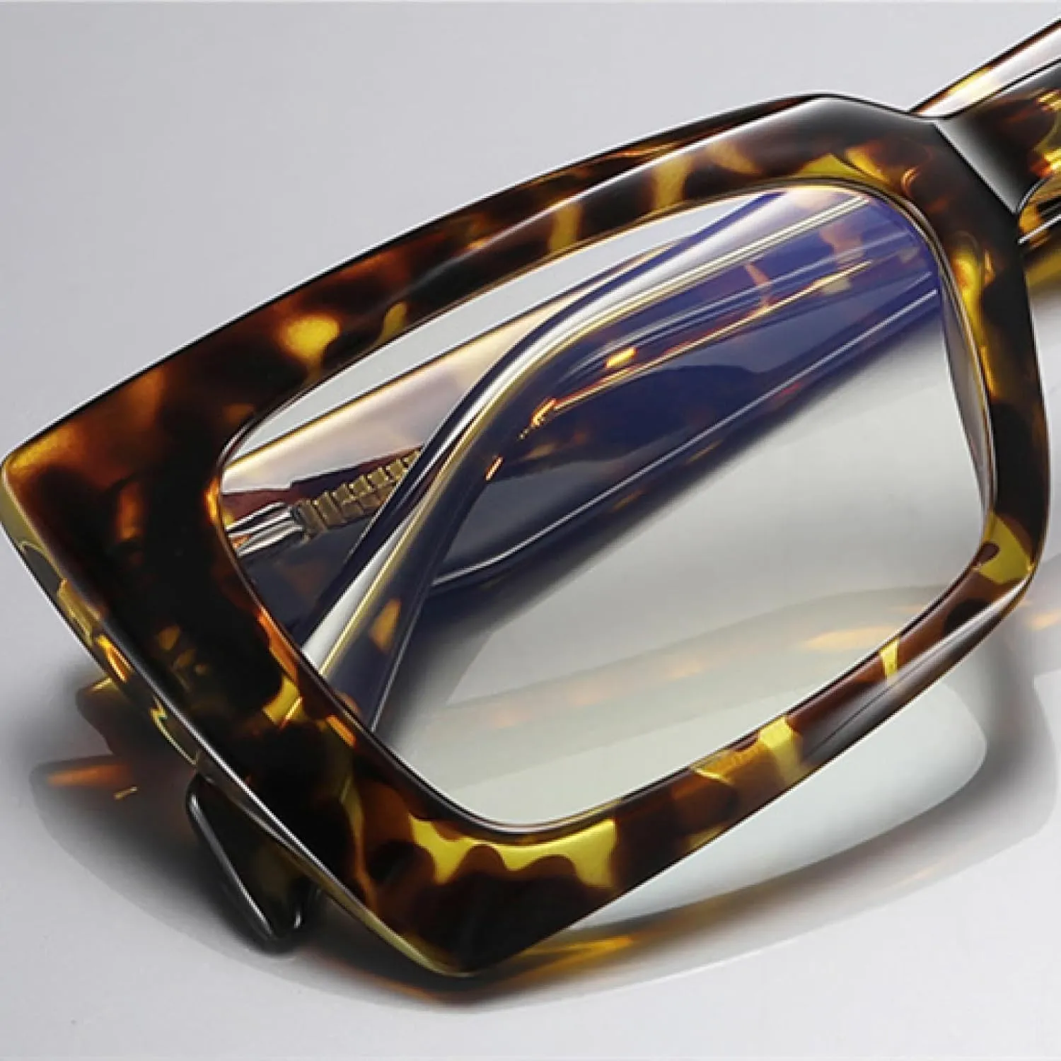 Fashion Rectangle Spectacle Frame Frame for Women Gradient