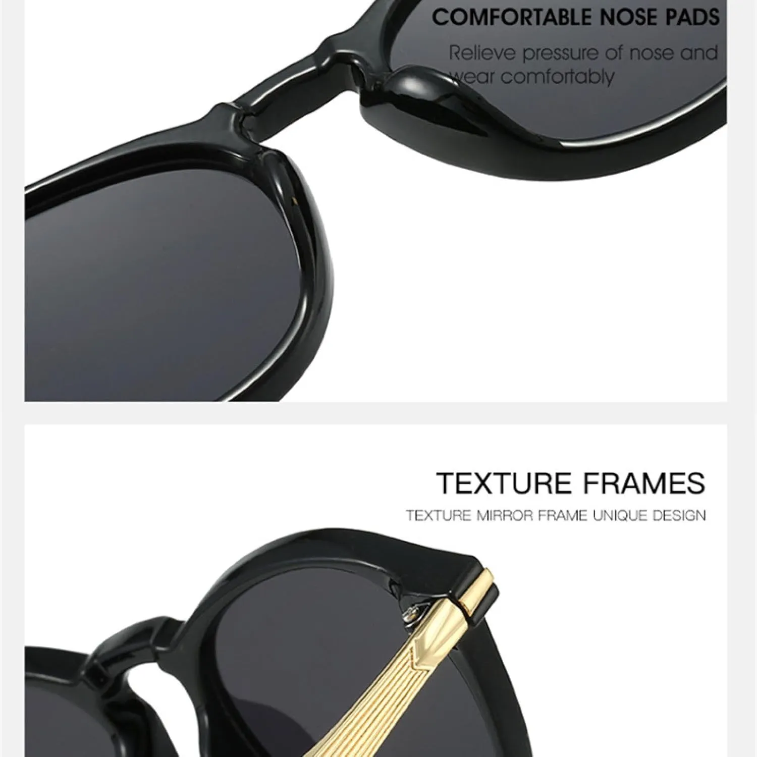 Fashion Round Women Gradient Sunglasses Uv400 Vintage Men Punk