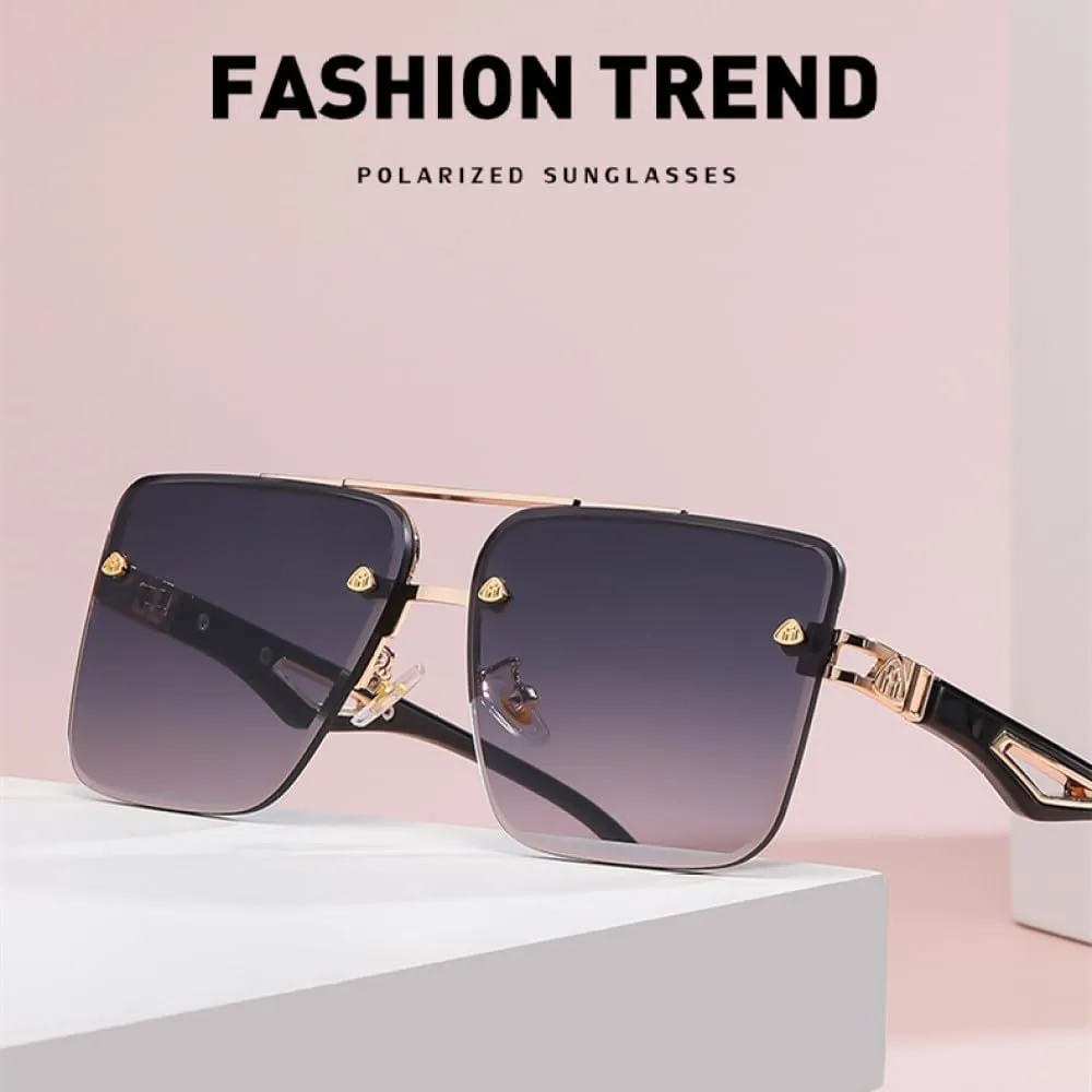 Fashion Vintage Gradient Sunglasses Men Cool Unique Sun Glasses