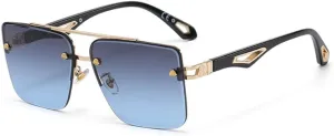 Fashion Vintage Gradient Sunglasses Men Cool Unique Sun Glasses