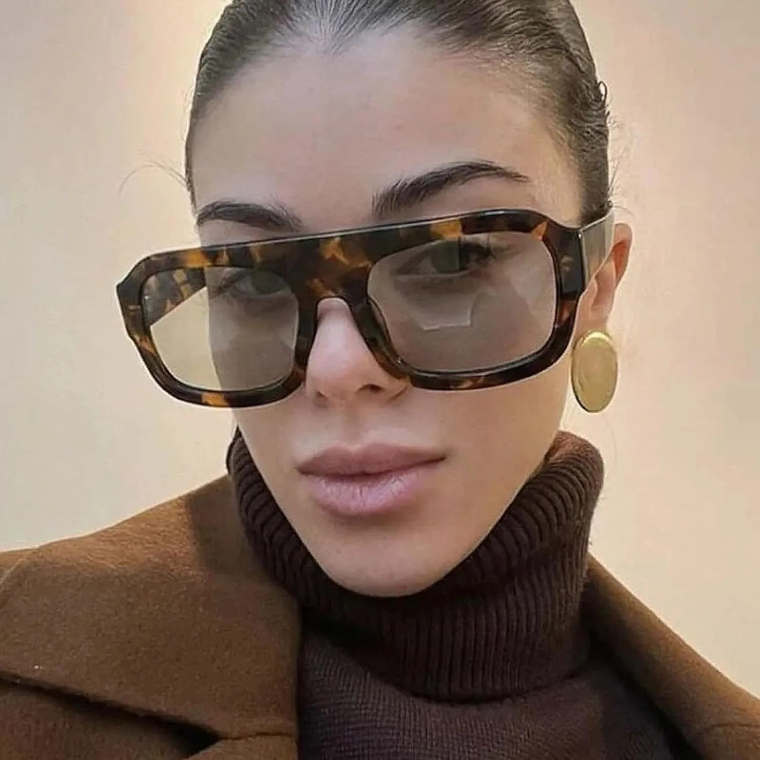 Fashion Women Sunglasses Uv400 Retro Gradient Men Punk