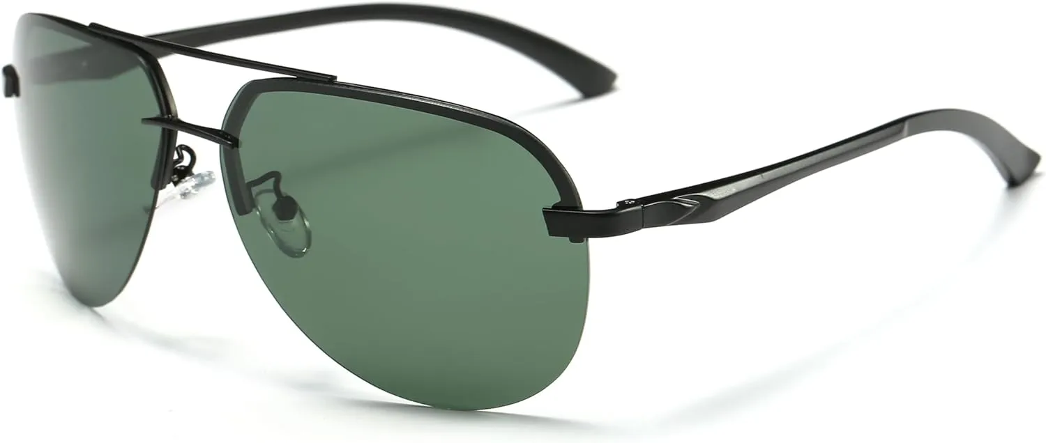 Fashionable Handsome Classic Aviator Sunglasses for Men Women Driving Sun glasses Polarized Lens UV Blocking
