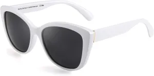FEISEDY Polarized Vintage Sunglasses American Womens Square Jackie O Cat Eye Sunglasses B2451
