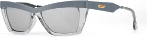 FEISEDY Vintage Square Cat Eye Sunglasses Women Men Fashion Cateye Sunglasses B9043