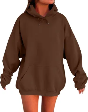 Fleece Sweatshirts for Women Trendy Y2k Warm Comfy Plus Size Sweatshirts Casual Loose Fit Soft Cute Sweatshirts