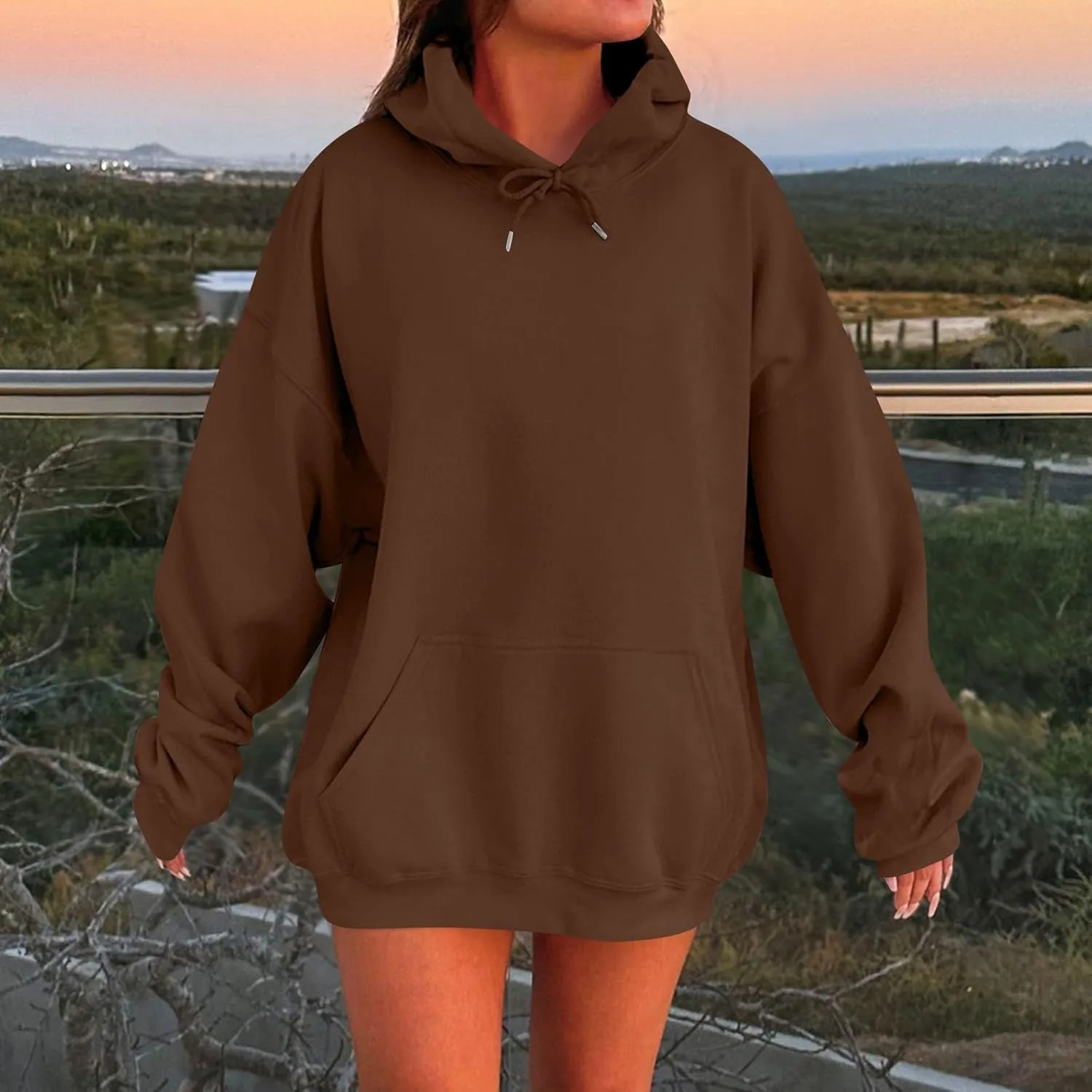 Fleece Sweatshirts for Women Trendy Y2k Warm Comfy Plus Size Sweatshirts Casual Loose Fit Soft Cute Sweatshirts