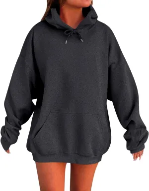 Fleece Sweatshirts for Women Trendy Y2k Warm Comfy Plus Size Sweatshirts Casual Loose Fit Soft Cute Sweatshirts