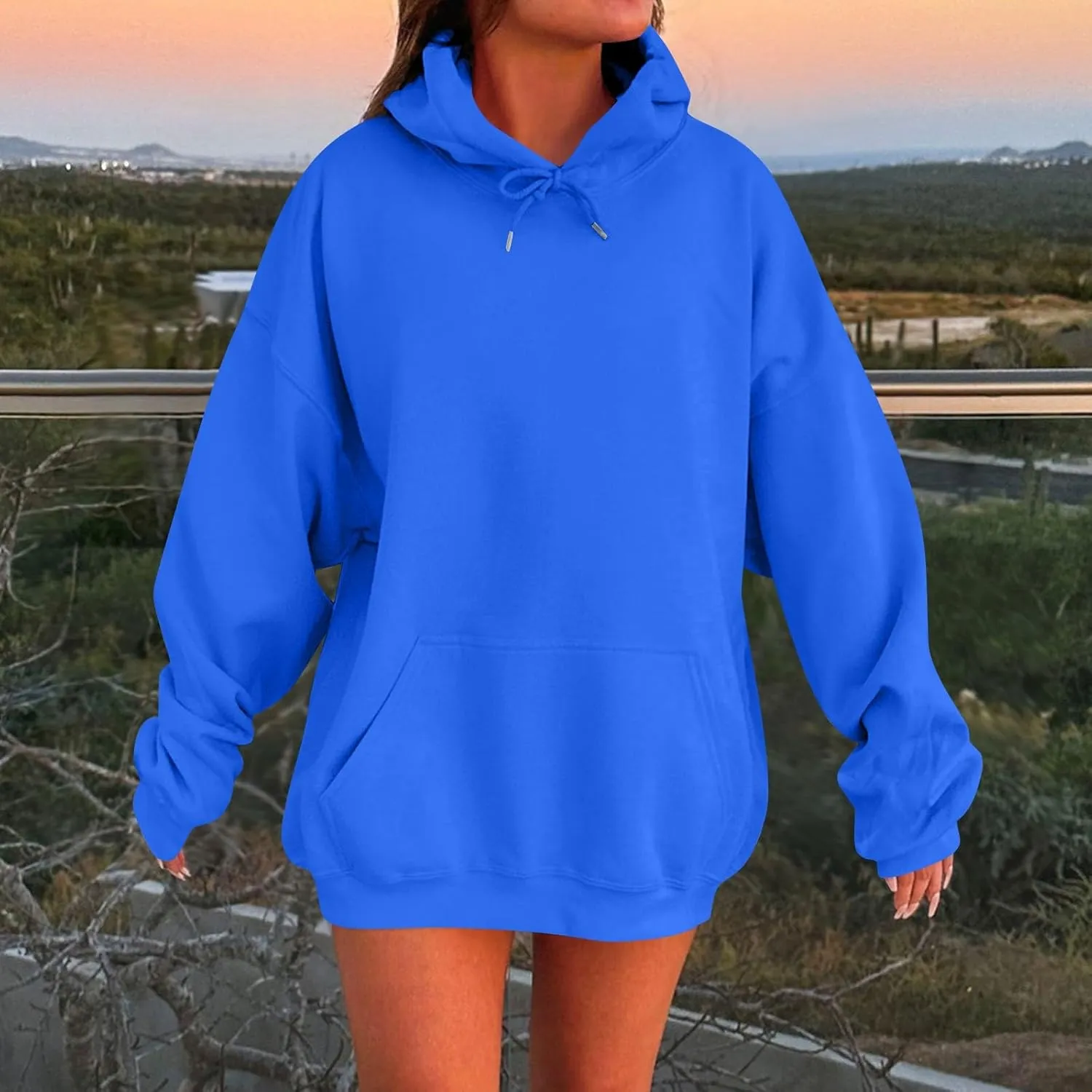 Fleece Sweatshirts for Women Trendy Y2k Warm Comfy Plus Size Sweatshirts Casual Loose Fit Soft Cute Sweatshirts