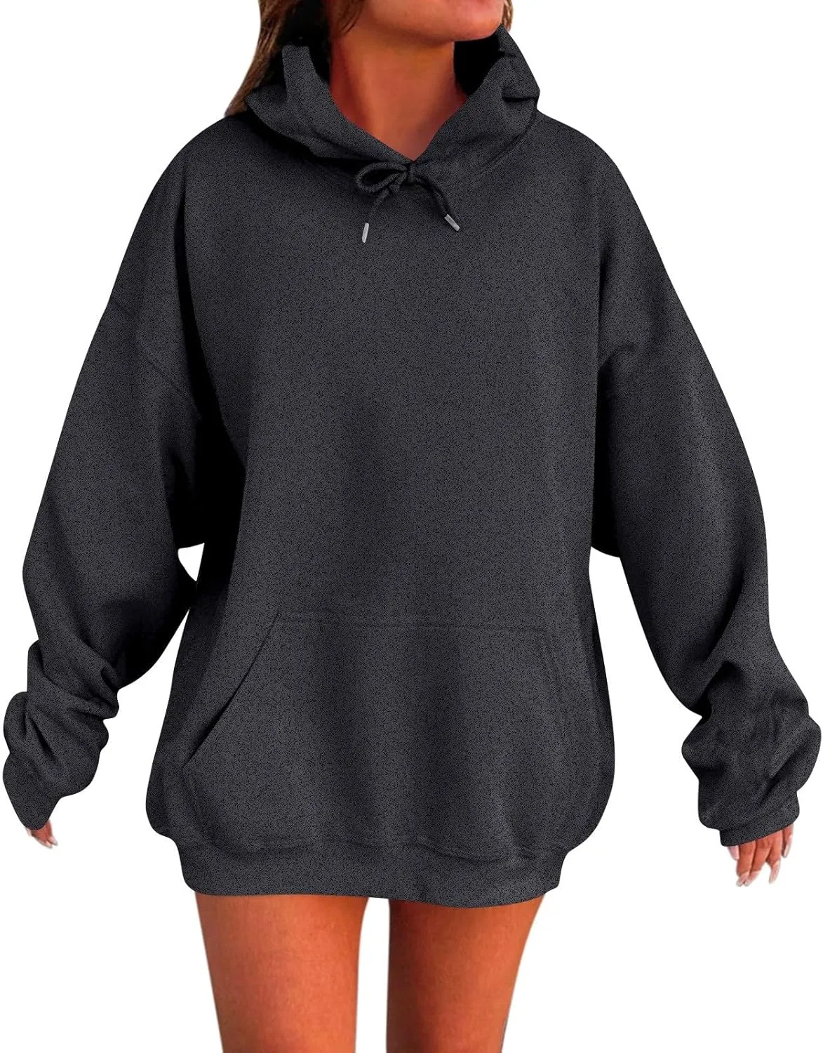 Fleece Sweatshirts for Women Trendy Y2k Warm Comfy Plus Size Sweatshirts Casual Loose Fit Soft Cute Sweatshirts