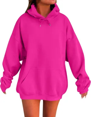 Fleece Sweatshirts for Women Trendy Y2k Warm Comfy Plus Size Sweatshirts Casual Loose Fit Soft Cute Sweatshirts