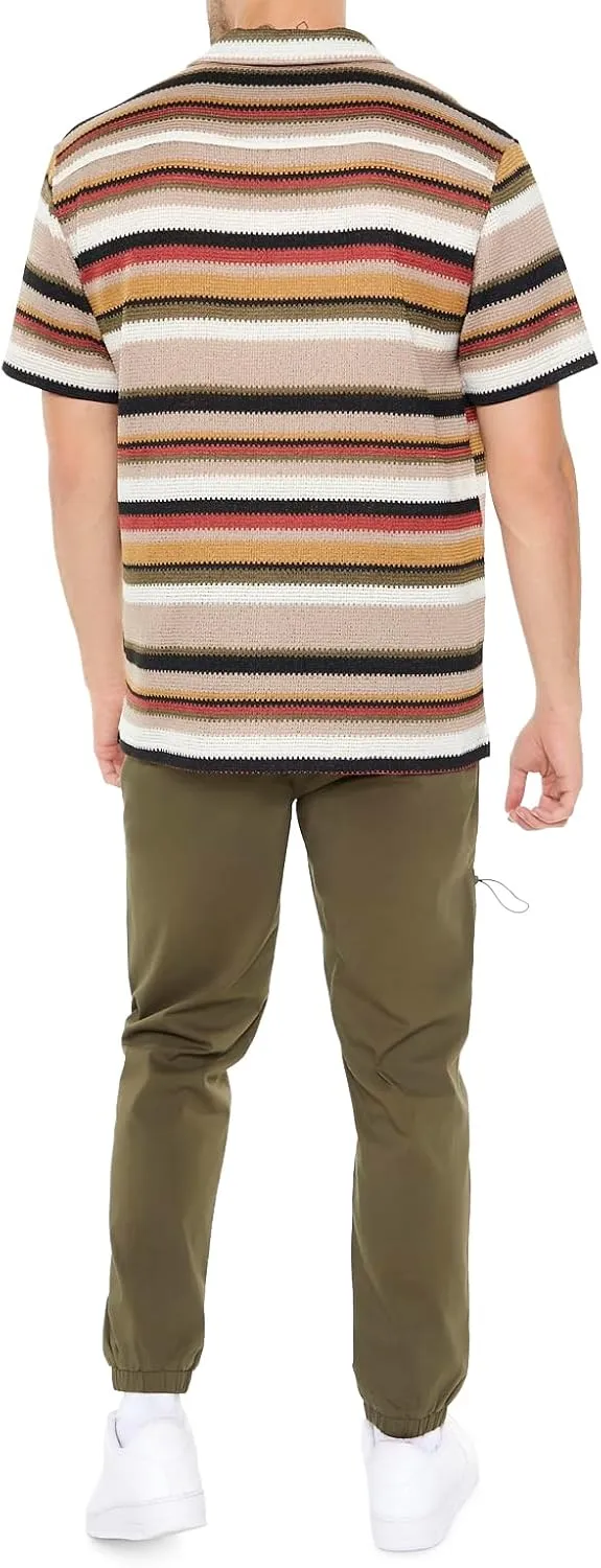 Forever 21 Men's Toggle Drawstring Cargo Joggers