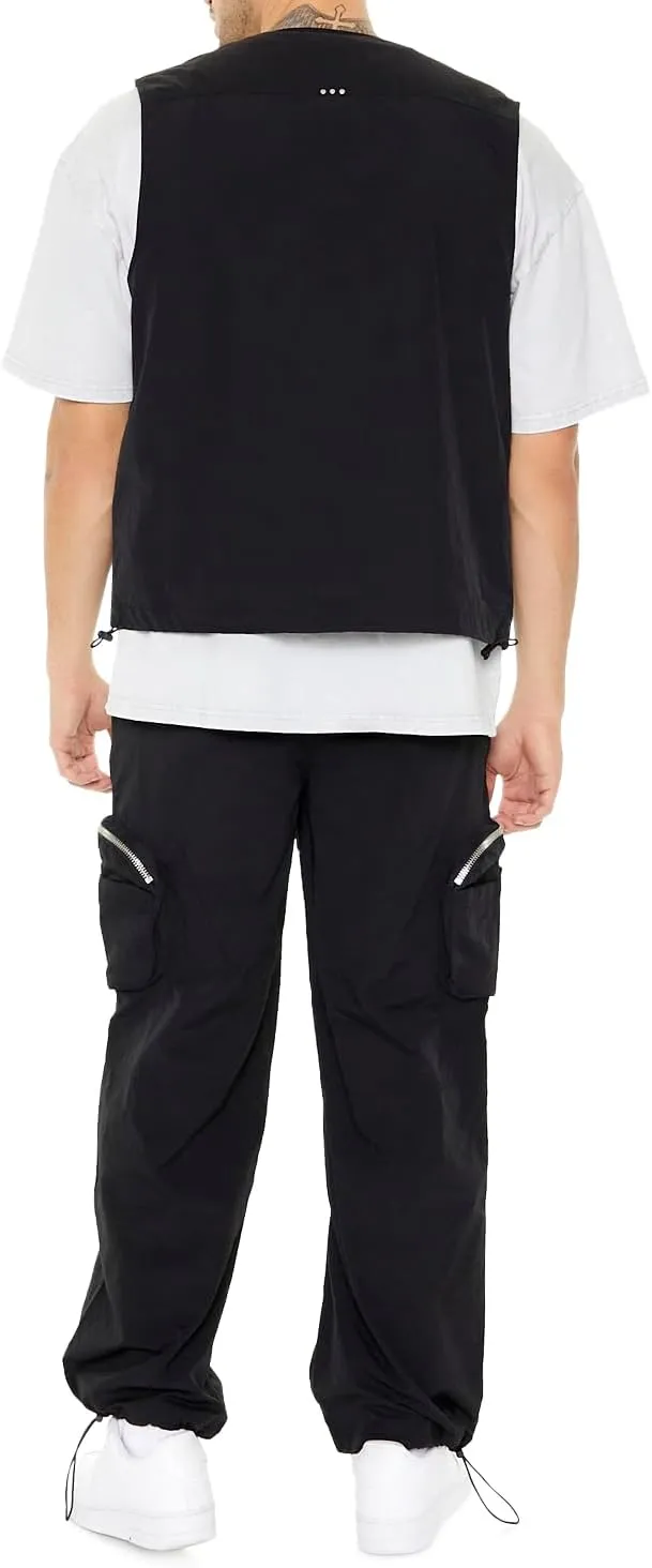 Forever 21 Men's Toggle Drawstring Cargo Joggers