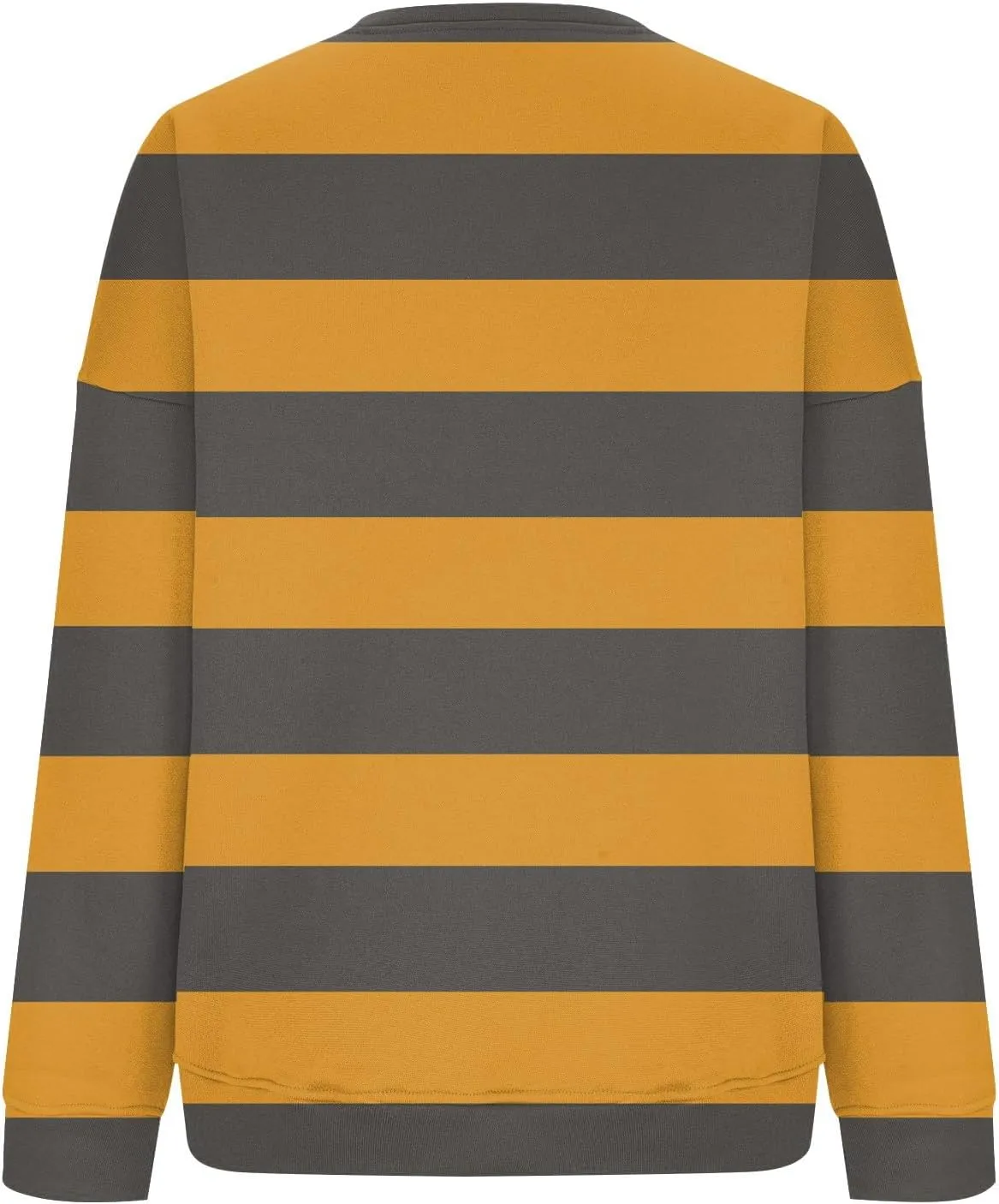 GOFULY Fall Crewneck Sweatshirts Women Oversized Striped Pullover Lightweight Crop Sweatshirts Winter Long Sleeve Tshirt