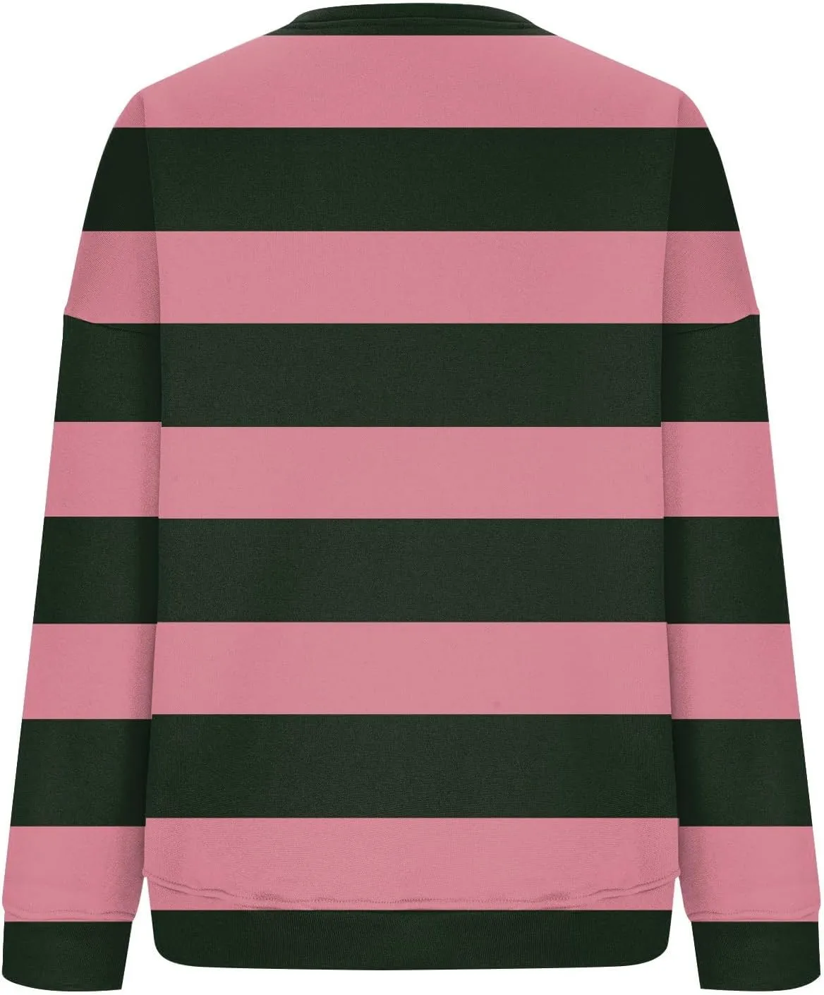 GOFULY Fall Crewneck Sweatshirts Women Oversized Striped Pullover Lightweight Crop Sweatshirts Winter Long Sleeve Tshirt