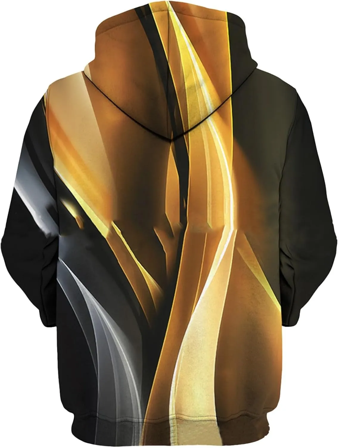 GOFULY Mens Hoodies Pullover Funny 3D Graphic Fall Sweatshirts Lightweight Pullover Long Sleeve Winter Jacket With Pockets