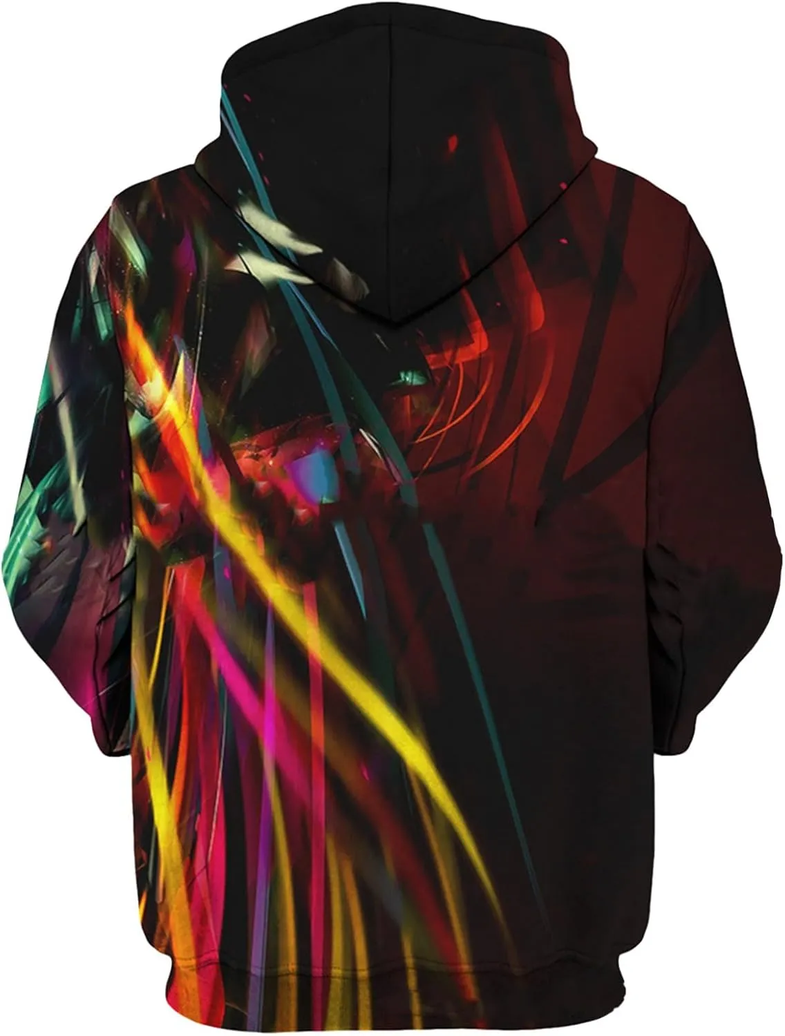 GOFULY Mens Hoodies Pullover Funny 3D Graphic Fall Sweatshirts Lightweight Pullover Long Sleeve Winter Jacket With Pockets