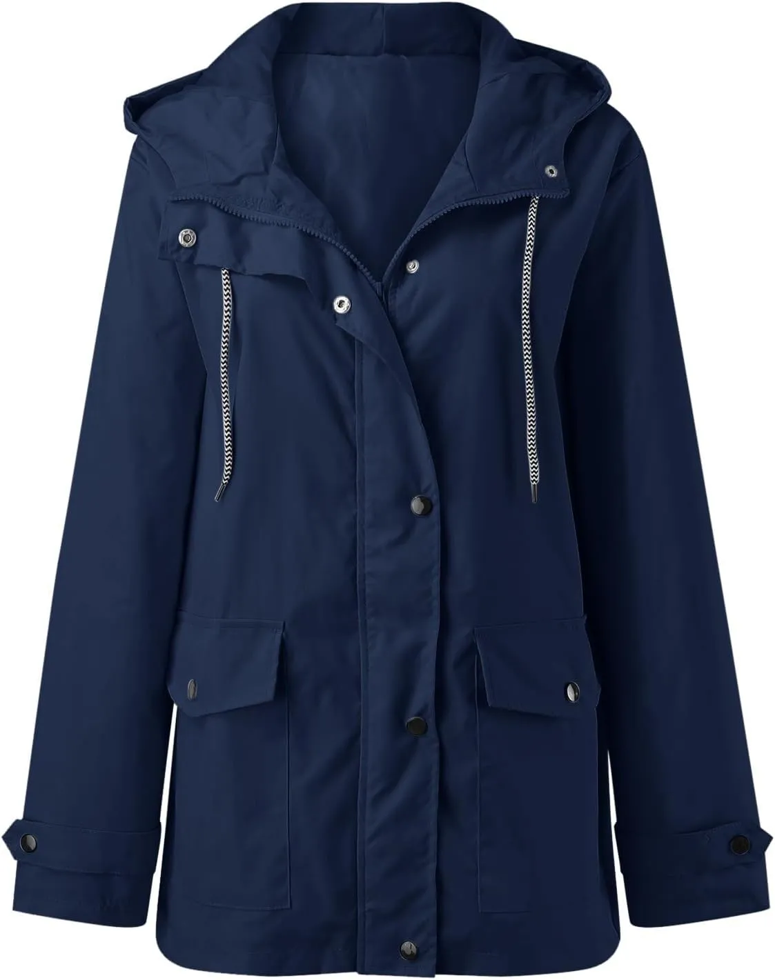 Hooded Trench Coats, Windbreaker Travel Jacket, Womens Jackets, Hiking Jackets for Women, Ladies Lightweight Jackets