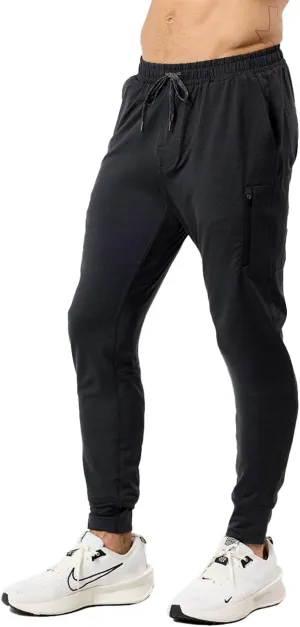 INTO THE AM Daybreak Joggers for Men S-4XL Tapered Workout Gym Pants Zipper Pockets
