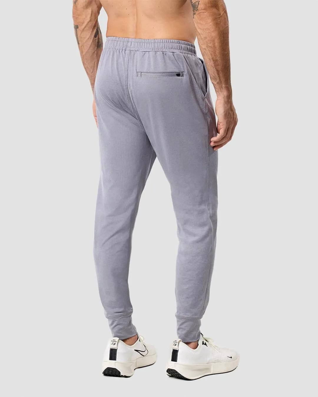 INTO THE AM Daybreak Joggers for Men S-4XL Tapered Workout Gym Pants Zipper Pockets