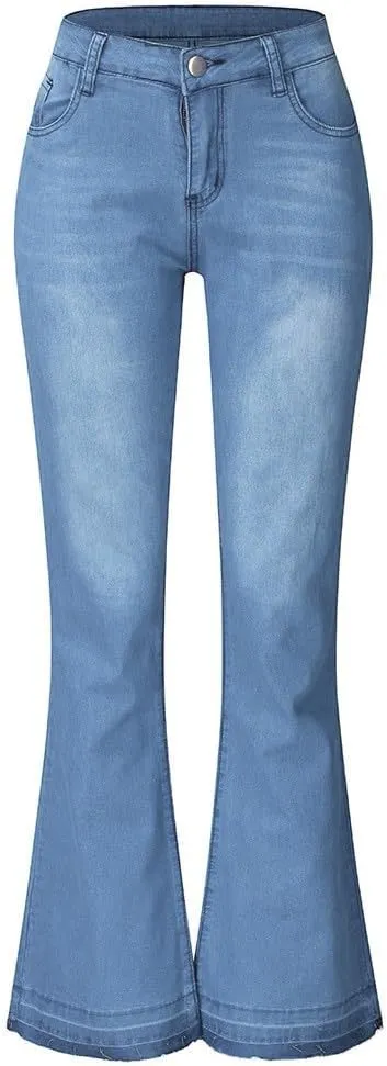 Jeans Up Trousers Womens Jeans Poket Pants Mid Casual Denim Lace Women's Jeans Jeans Womens Jeans Jeans
