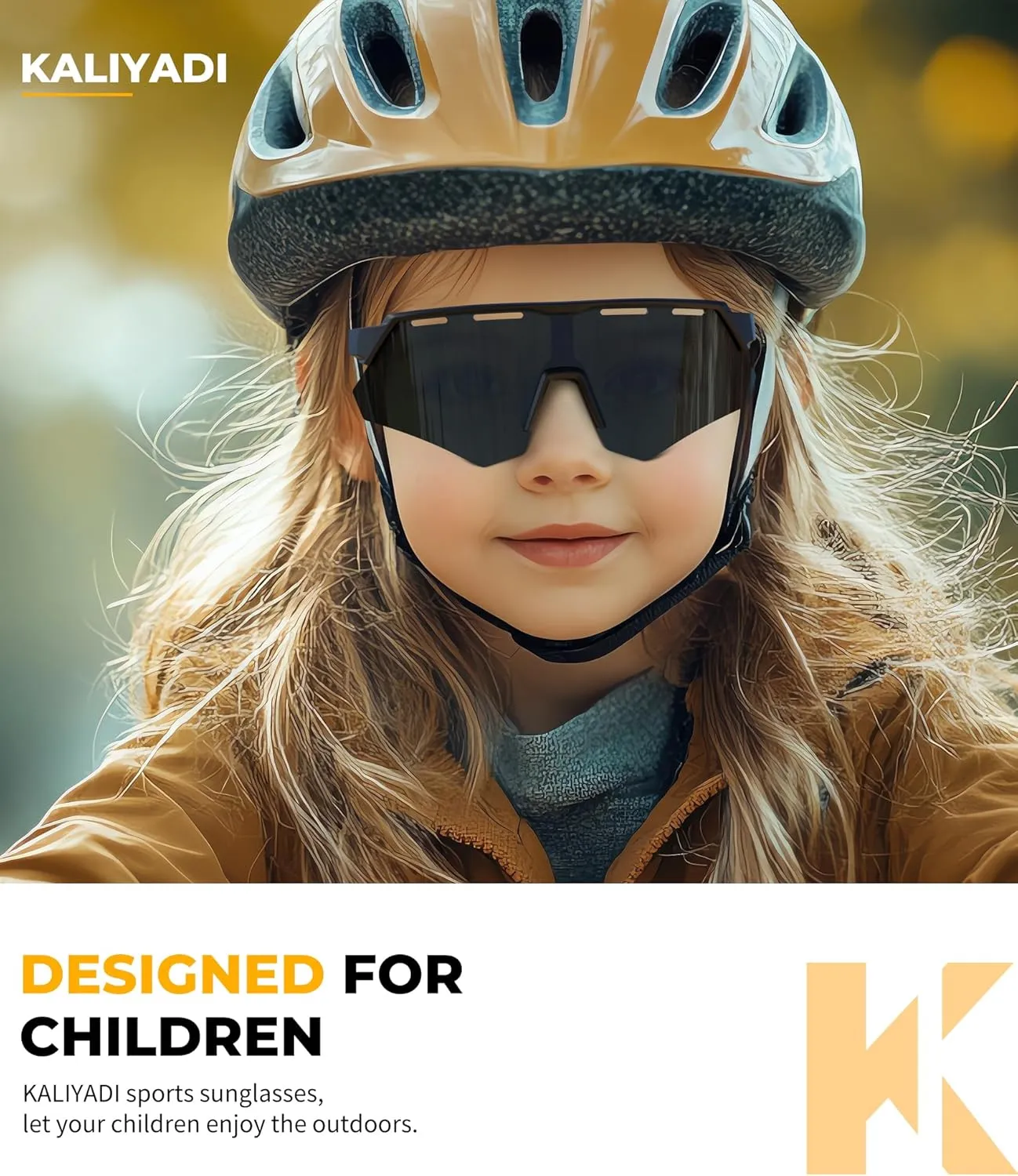 KALIYADI Polarized-Kids-Sunglasses Youth Baseball Sunglasses: Softball Cycling Running for Boys Girls UV400 Protection